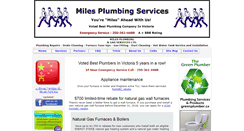 Desktop Screenshot of milesplumbing.com